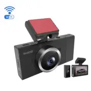 Car DVR Dash Cam Video 3 Lens Front Inside Rear Camera Loop Recording 3in WiFi (for: Volvo)