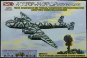 KORA Models 1/72 JUNKERS Ju-488A-5 BOMBER with 2 GERMAN ATOM BOMBS & TROLLEY