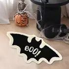 Easy to Clean Bath Rug Moisture-absorbing Mat Halloween Bathroom Floor