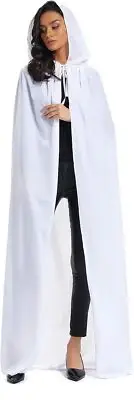 Evlatte Velvet Cloak, Adult Hooded Cloak Velvet Cape Halloween Witch Costume ...