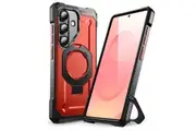 For Samsung Galaxy S25 6.2 Inch Ub Grip Heavy Duty Shockproof Magnetic Phone Case Compatible With Magsafe & Stand