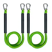 Bungee Dock Line with Double 316 Stainless Steel Clips Floatable Mooring Rope...