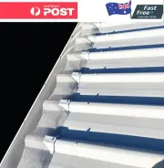 10m 250mm Wide Aluminium Gutter Guard DIY KIT For TRIMDEK Roofing