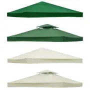 Garden Gazebo Top Cover 3x3M Canopy Replacement Pavilion Roof 1/2 Tier RadXU ST