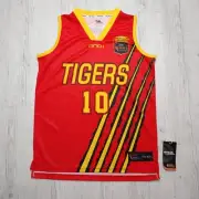 Authentic Melbourne Tigers Gaze #10 Basketball Jersey Red And1 NBL NWT Size S
