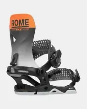 Rome Vice Snowboard Bindings 2025 - Men's - M/L / Black/Orange