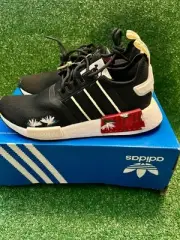 Adidas NMD R1 x Thebe Magugu Black Size 6 NEW Running Shoes - Gym