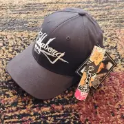 NWT Billabong Hat Vintage Y2K Surf Skate Flexfit One Size Spellout Mens Brown
