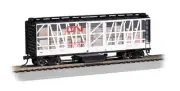 Bachmann Track Cleaning Boxcar, CN #87989, Silver Series, HO Scale