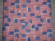 Longaberger Liner, OLD GLORY, For The "THANK YOU SPRING" Booking Basket, NEW!!!