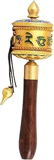 Hand Cranking Buddhist Prayer Wheel Hand Held Prayer Wheel Buddhist Prayer Wheel Prayer Wheel Tibetan Buddhist Worship Manual Shaking