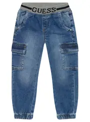 GUESS Blue Denim Pull On Pants Size: 2, Spandex