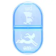 Ezy Dose, Pets, Daily AM/PM Pill Planner, Dogs, 1 Count