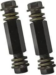 BUGUUYO 2pcs Motorcycle Oil Joint Extended Brake Lines Hose Brake Line Extension Connector Motorcycle Brake Line Connector Front Brake Line Extension Kit Oil Brake Line Black