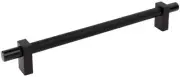 Jeffrey Alexander 598-18 Larkin Center Knurled 18" Center to - Black