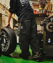 [CARFRIENDLY] Gordon Miller 1767077 Unisex Cargo Pants Works_Utility VIBTEX Size 1 (JP M Equivalent), Charcoal Gray