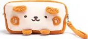 GeekShare Toast Plush Bag Compatible with Switch/OLED Large Capacity Travel Carrying Case with A Shoulder Strap fit Switch Console & Game Accessories