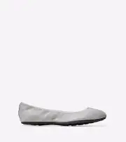 New In Box Cole Haan ZeroGrand Ballet Flat (Ironstne Suede) WOMEN'S SHOES SIZE 6