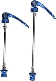 2PCS Aluminum Alloy Steel Quick Release Skewer, Cycle Quick Release Lever, Quick Release Cycle Skewer, Lightweight Cycle Skewer for Mountain Road Bikes