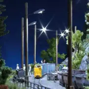 Busch 4154 HO/OO Gauge Street Lamp on Wooden Pole
