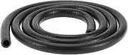 X AUTOHAUX Silicone Vacuum Tubing Hose Automotive Vacuum Line High Temperature 6.6Ft 1/2" 12mm ID 3mm Thickness 1 Pc Black 130PSI Max Pressure
