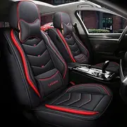 YOUFOX Car Seat Covers Suitable for Subaru Forester Tribeca Vogue Cross Reckout Backrest Car Seat Cover Waterproof Auto Parts Front and Rear 5 Seats, Black and Red