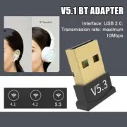 3 in 1 USB Bluetooth 5.0 Audio Transmitter/Receiver DC5V For TV/PC Adapter M8U7
