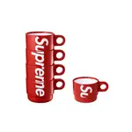 2018 SUPREME STACKING CUPS 春夏 咖啡杯 四個一組 紅