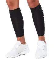 2XU Compression Calf Guards - Black/Black - L