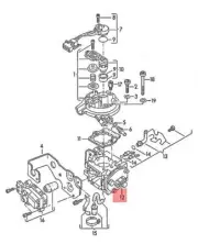 Genuine Volkswagen Injector Unit Lower Part NOS Jetta 1H2 1H5 030133028D