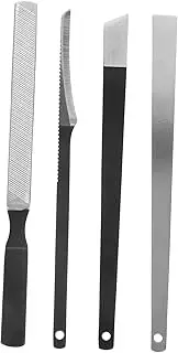 Baluue 4 Pcs Pedicure Tool Kit Foot Dead Skin Trimmer Nail Manicure Polish Pedicure Accessories Tools Pedicure Trimmer Foot Care Tool Pedicure Cutter Feet Black Stainless Steel
