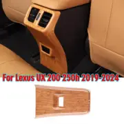 For Lexus UX 200 250h 2019-24 Bamboo Wood Grain Rear Air Outlet Anti-Kick Panel (for: Lexus)