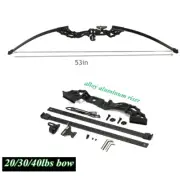 58in 20/30/40lb Hunting Archery Recurve Bow Takedown with Alloy Riser Beginners