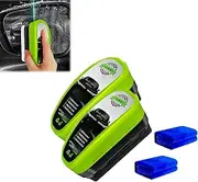 Clear Vision Windscreen Cleaner, Clear Vision Glass Cleaner, Clearvision Car Windshield, Oil Film Brush 2.0, Prevents Foggy Mirrors, Crystal-Clear View in Any Weather (1, 2 Pcs)