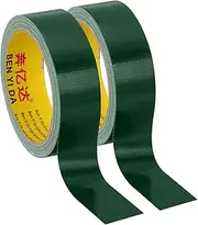 uxcell 1.2"x0.01" Bookbinding Tape, 22 Yard Total 2 Roll Cloth Bookbinding Repair Tape Book Binding Tape Self Adhesive for Repairing Old Books, Green