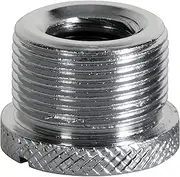On-Stage MA-300 5/8" Male to 3/8" Female Knurled Mic Screw Adapter, 2 Pieces
