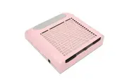 Pink Manicure Pedicure Dust Vacuum Nail Art Machine 80W Replaceable Filter