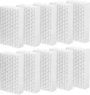 Pack of 10 dirt eraser sponge, cleaning sponge, eraser sponge, dirt eraser wall, magic sponge cleaning sponge for household, kitchen, wall, bathroom, floors, shoe sponge, white
