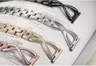 Metal Bling Band Bracelet Diamond X-Link Wrist Strap For Fitbit Versa 3 / Sense