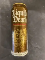 Liquid Death Hot Fudge Sundae Flavored Sparkling Water 1 Can Only Empty Seltzer