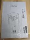 IKEA Oddvar Home Solid Pine Stool 45cm Tall Natural Pine BRAND NEW 779.967.09
