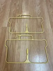 Vintage Tupperware Cake Carrier Harvest Gold Handles Only 425-7 & 425-8