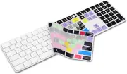 Languages Silicone Keyboard Cover Skin Compatible with Apple 2021 Shortcuts and