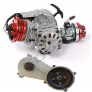 Racing Big Bore 49cc 50cc Engine Motor + 2 Stroke Transmission Pocket Quad Bike