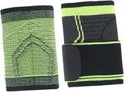 ORFOFE 1 Pair Sports Wristband Ace Wrist Bands Carpal Wraps Arm Sweatband Tape Pot Lid Stand Holder Rest Sleeve Keys Tennis Elbow Strap Wrist Fitness Straps Wrist Sweatbands Green Nylon