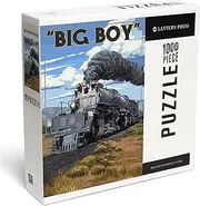 Lantern Press 1000 Piece Jigsaw Puzzle, Big Boy Steam Engine 4014