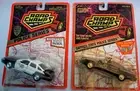 2 Vintage Road Champs Die Cast 1:43 Police Cars Still Carded Oklahoma & Ohio