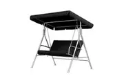 Milano Outdoor Swing Bench Seat Chair Canopy Furniture 3 Seater Garden Hammock