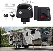 Stair Rail Stair Handrail Push-Type Door Locks Mechanical Door Lock for Camper RV Caravan Boat Motorhome Accessories
