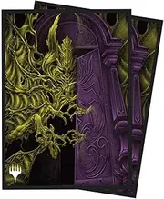 Ultra Pro - Duskmourn 100ct Deck Protector Sleeves for MTG - Features Artwork of Valgavoth, Terror Eater